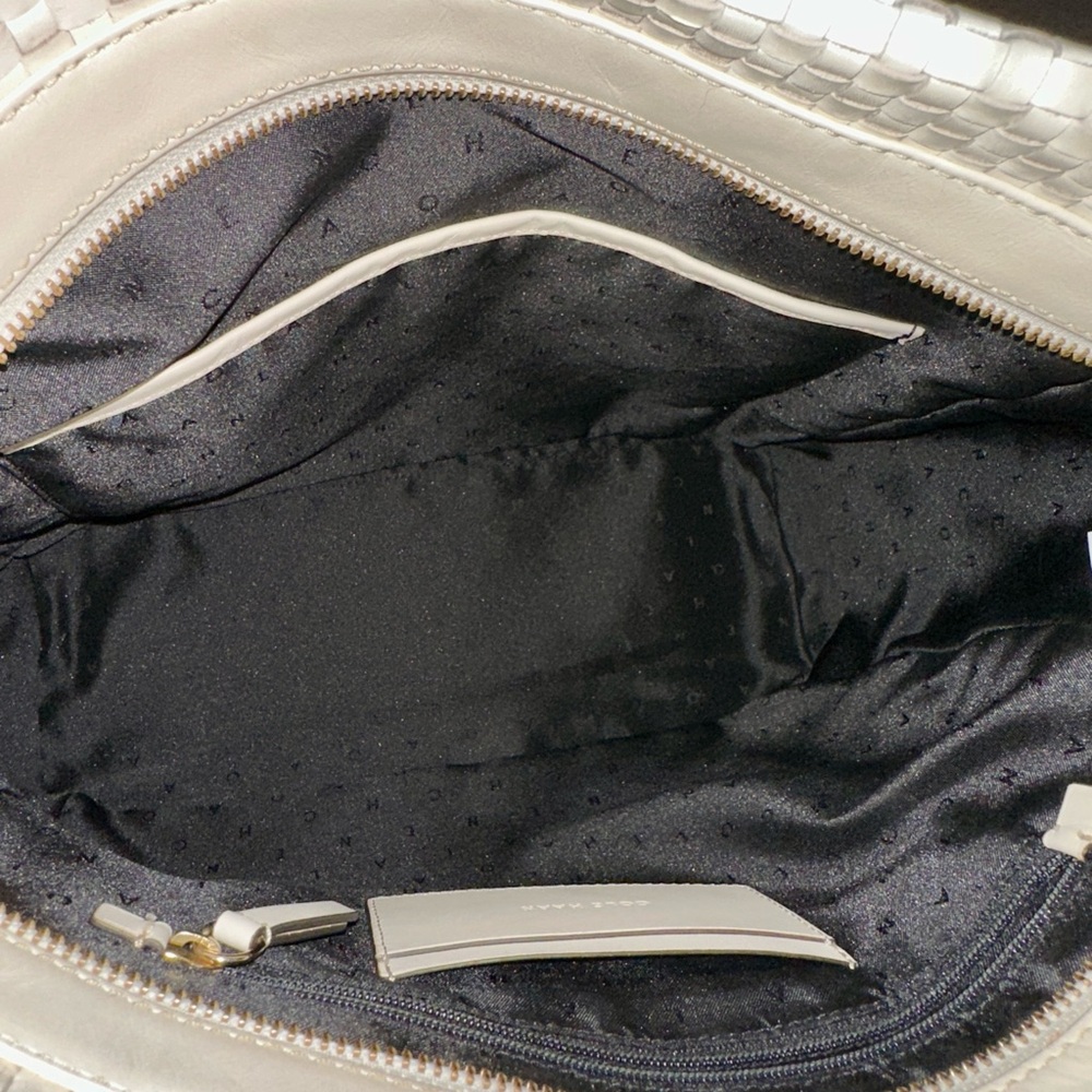 Cole Haan Leather (Genevieve Weave) Shoulder Bag - Picture 11 of 14